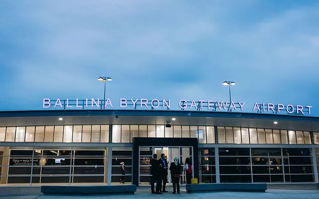 Airport transfer pickup at Ballina Byron Gateway Airport